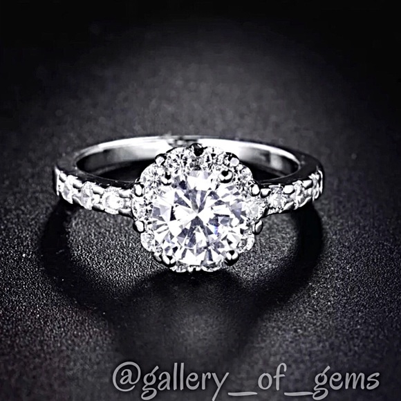 gallery_of_gems Jewelry - 💖Last 1! 1.5tcw Topaz 18K Gold Sparkling Ring!